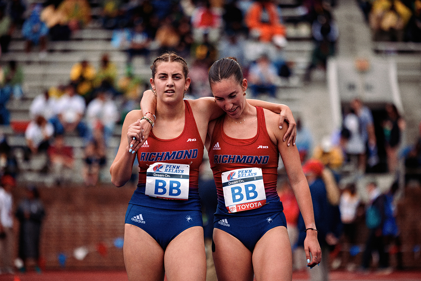 Penn Relays: Depth of Field in a Downpour