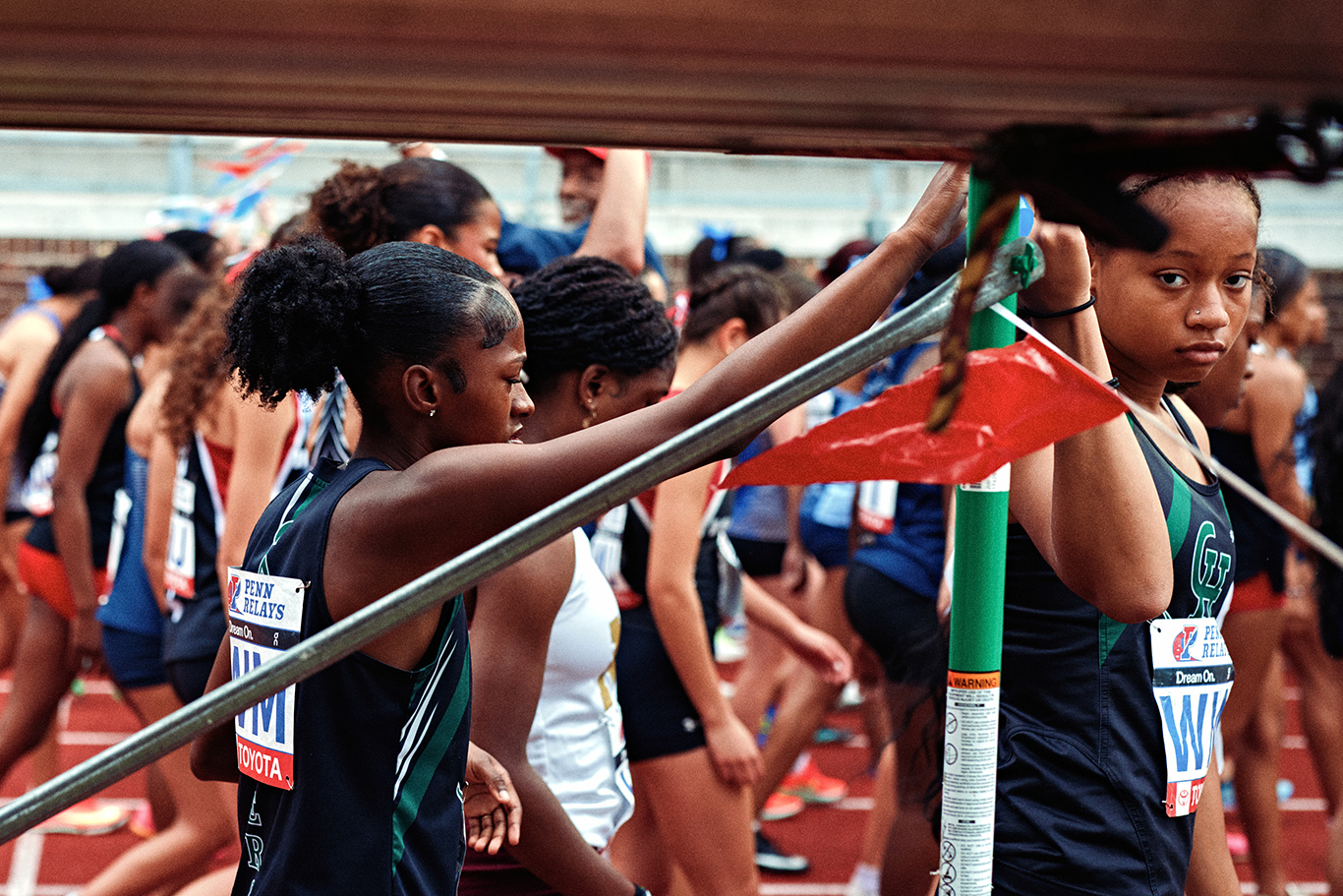 Penn Relays: Depth of Field in a Downpour