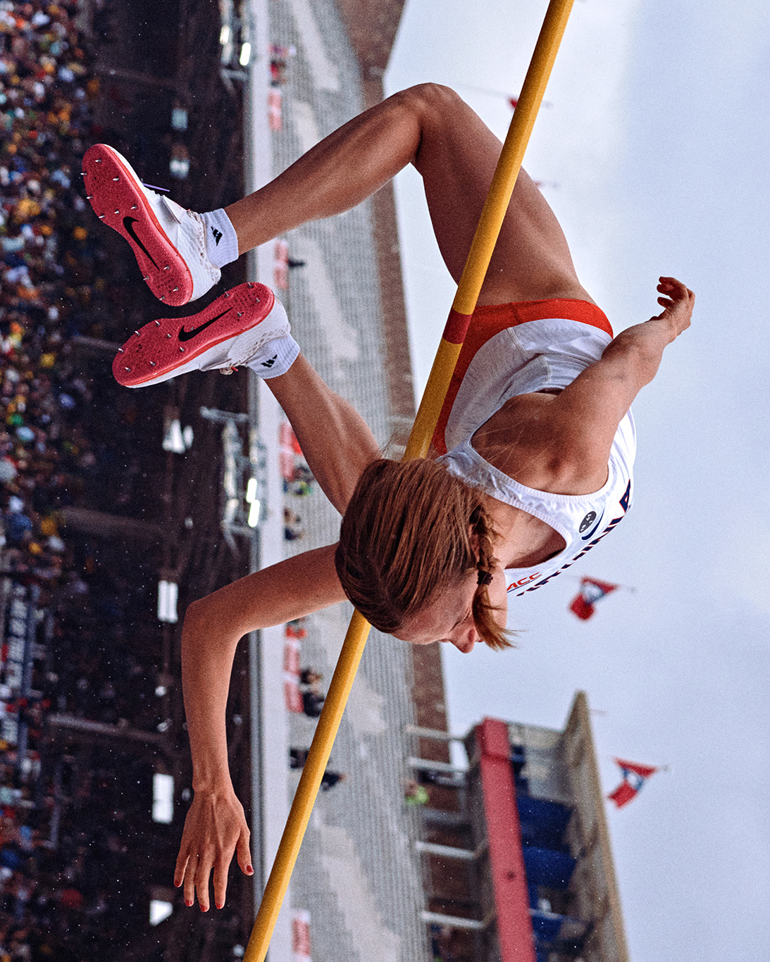 Penn Relays: Depth of Field in a Downpour