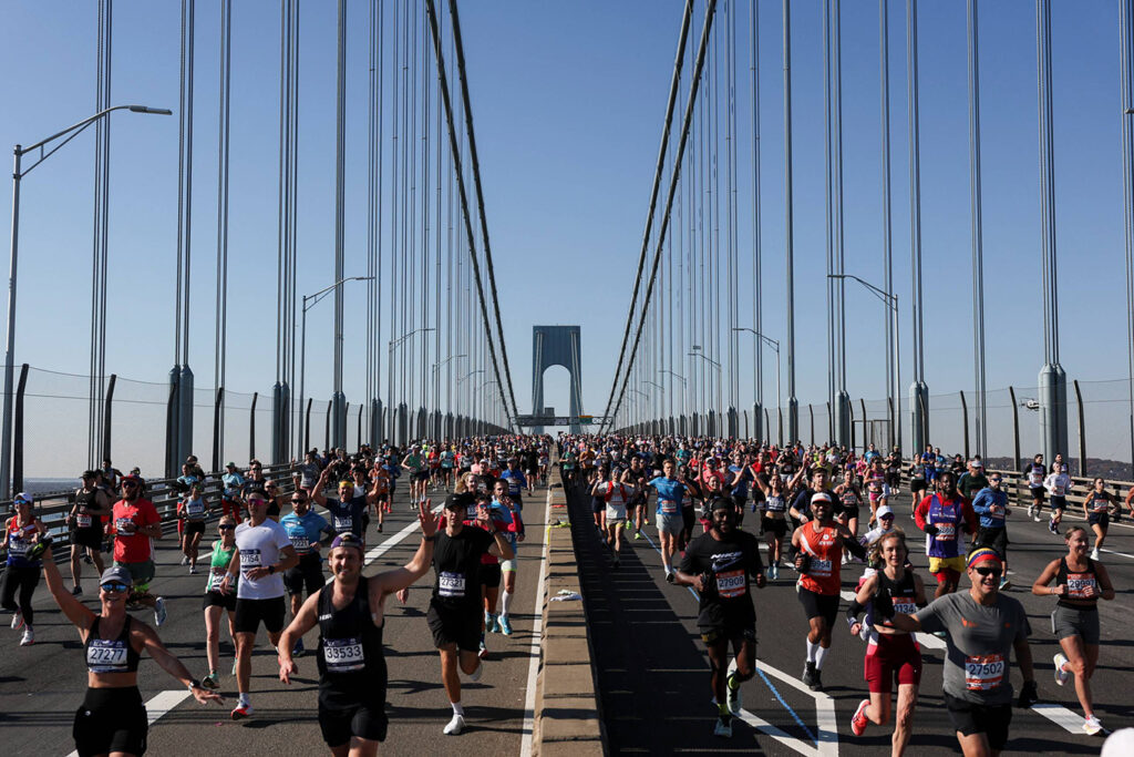 NYC Marathon finiser record