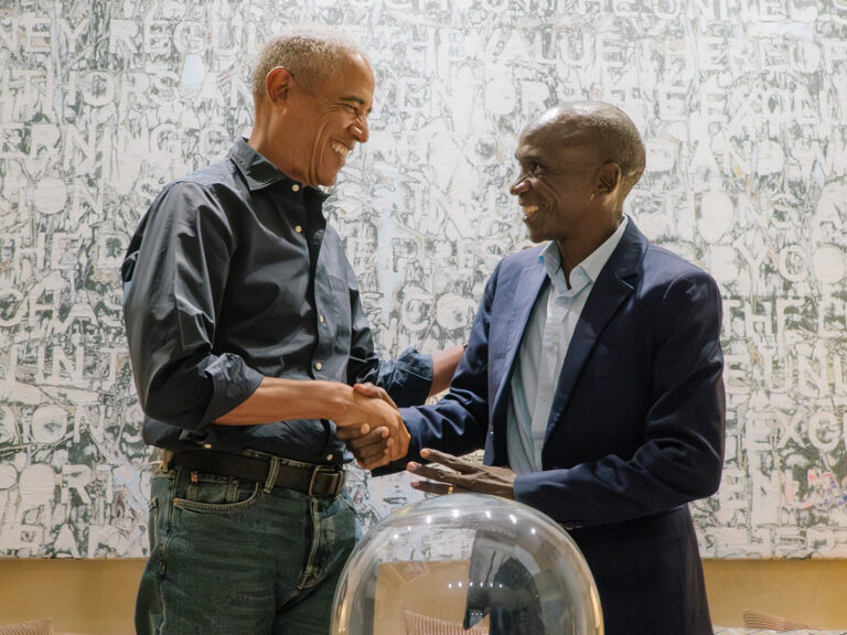 Kipchoge meets Obama