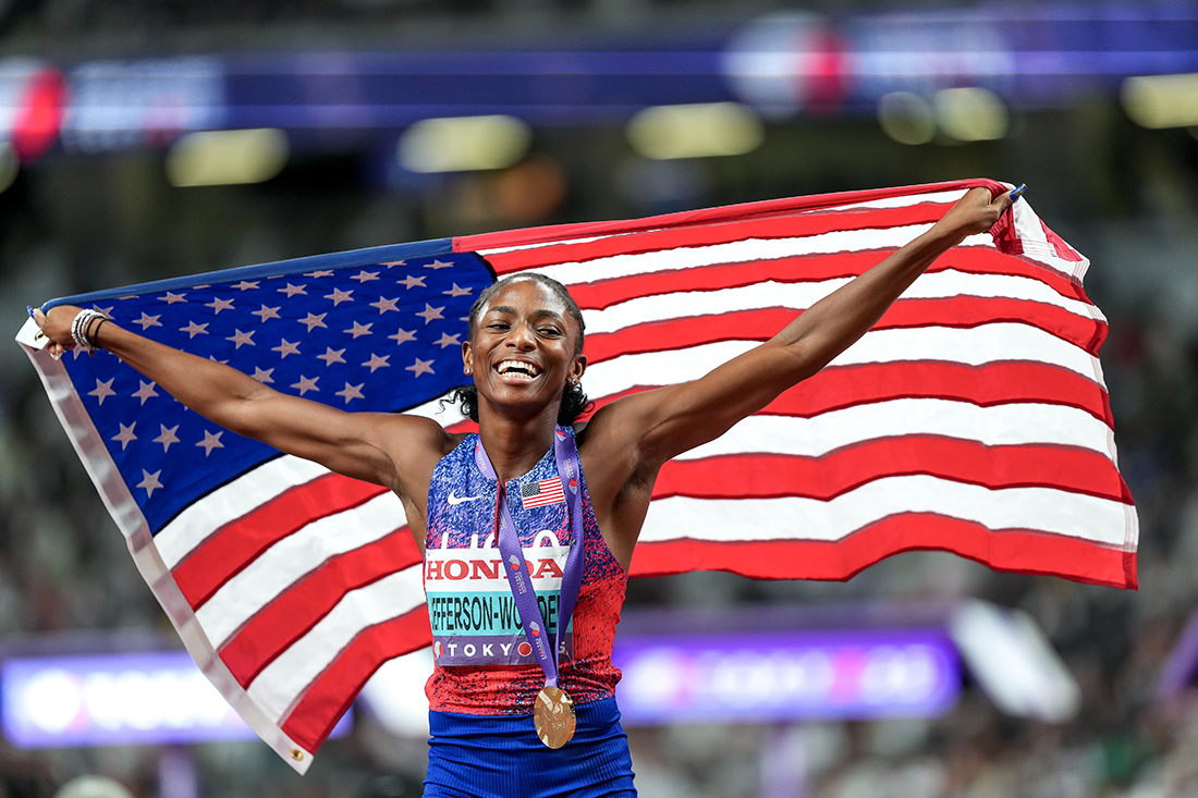 Jefferson-Wooden and Benjamin win USATF top honors