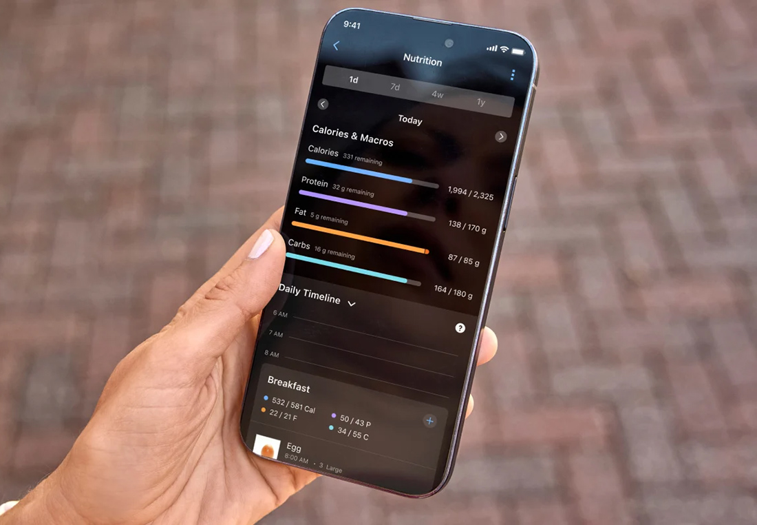 Garmin adds food tracking to Garmin Connect