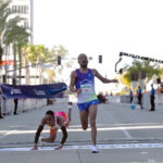 Nathan Martin wins LA. Marathon in final dash in 2:11:18 as Priscah Cherono takes the women's race in 2:25:18