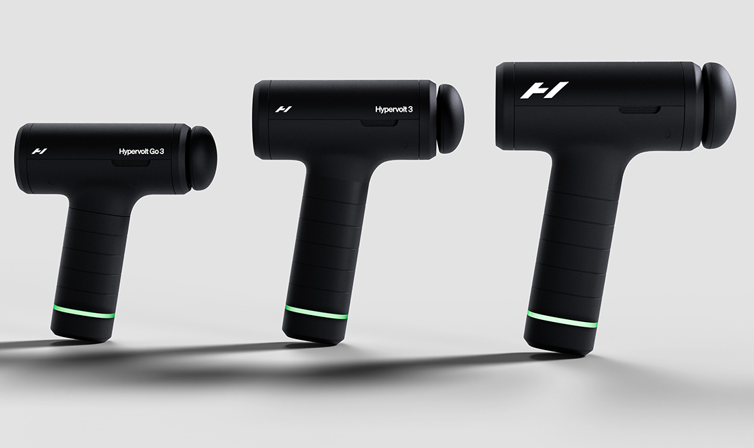 Hyperice Hypervolt 3 lineup