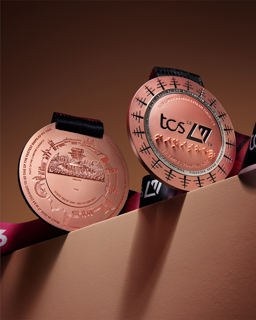 London Marathon 2026 finisher medal