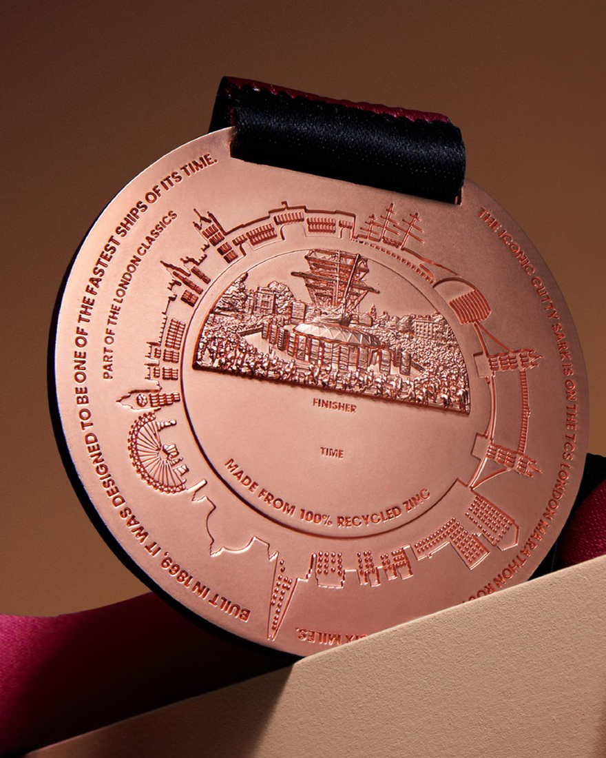 London Marathon 2026 finisher medal