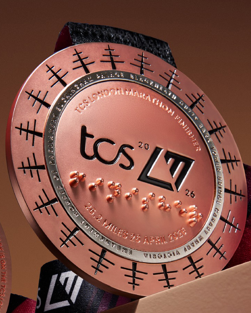 London Marathon 2026 finisher medal