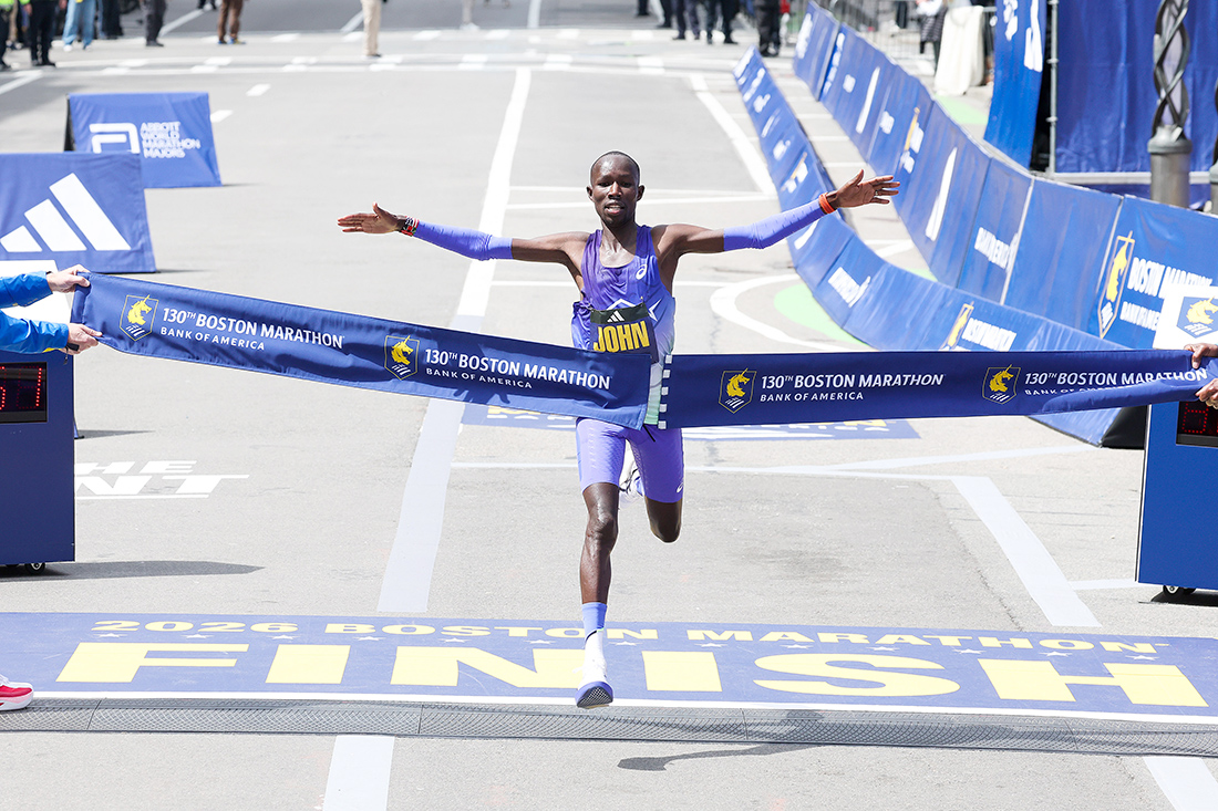 Korir and Lokedi dominate and defend their titles at the Boston Marathon