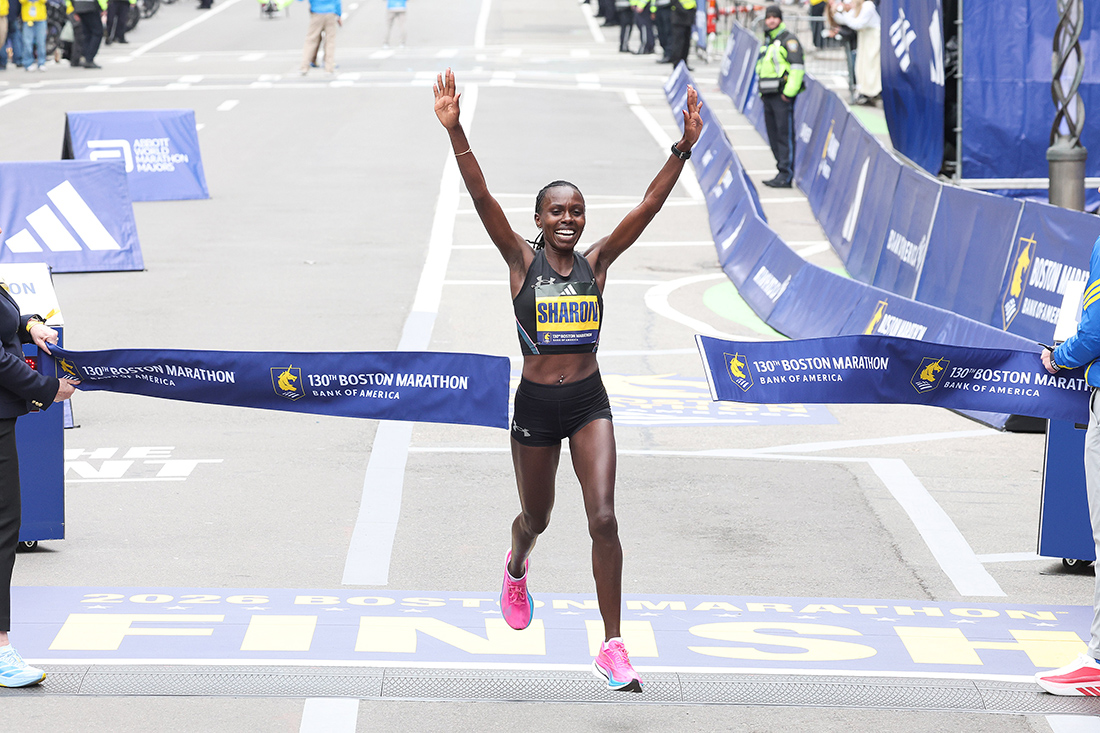 John Korir and Sharon Lokedi became repeat champions at the Boston Marathon on Monday with a pair commanding wins in the elite races.