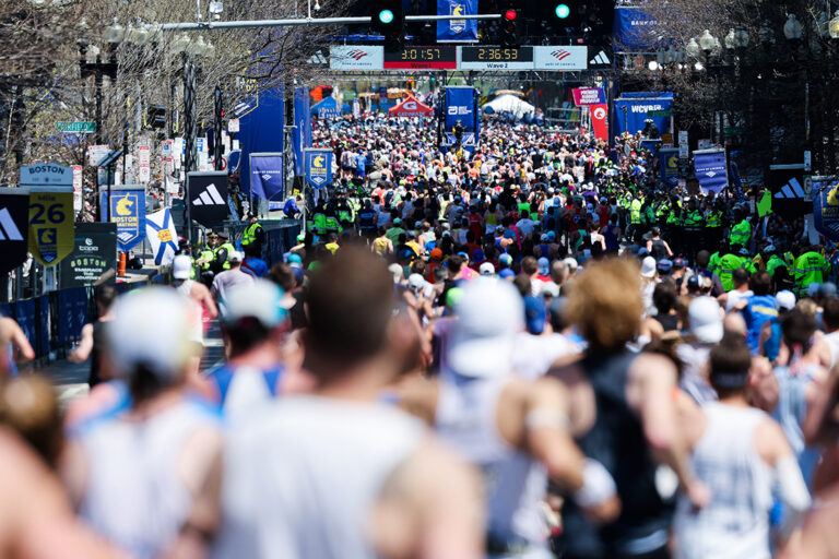 BAA says Boston Marathon is ‘no place for hatred’ after a man allegedly made abusive gestures on the course